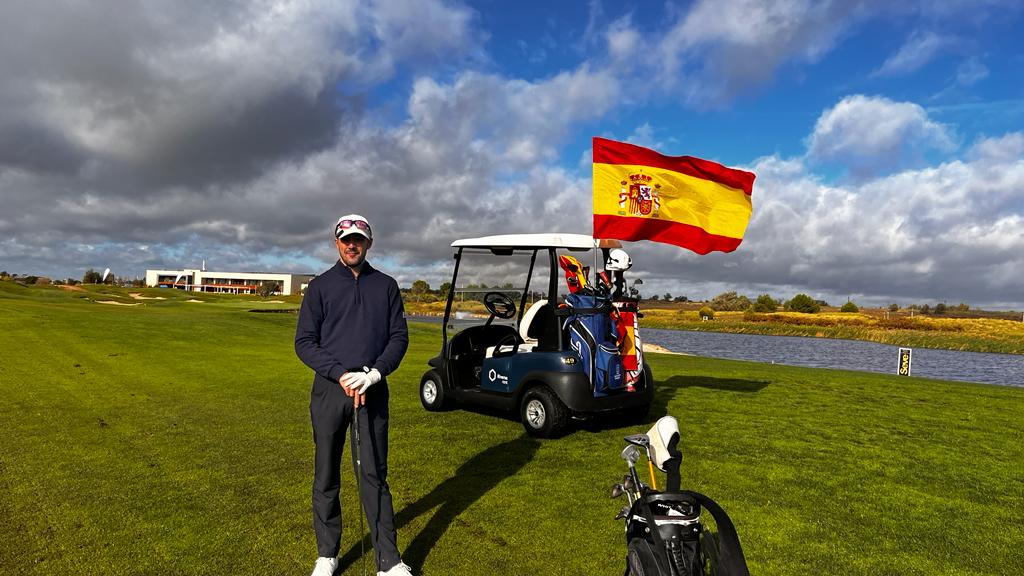 Alejandro de Miguel gana el XIV Daikin Open de Madrid 2023 de golf adaptado en la categoría de invidentes.