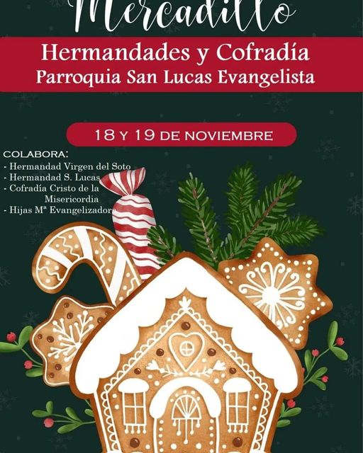 18 y 19 de noviembre: Mercadillo parroquial de San Lucas evangelista