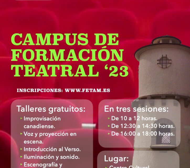 Apúntate a la jornada intensiva gratuita de formación teatral que tendrá lugar en el Pardillo el sábado 2 de diciembre